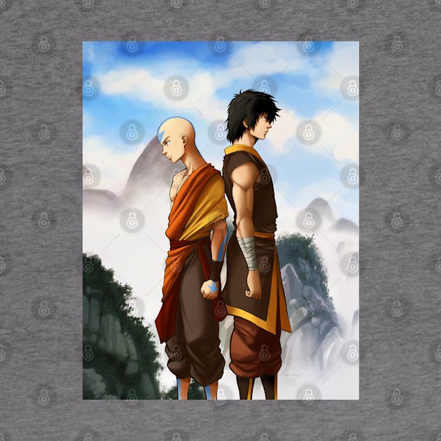 The monk and the prince by mcashe_art